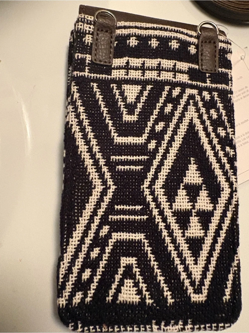 Wallet bag, NWT, snap closure and includes long strap.